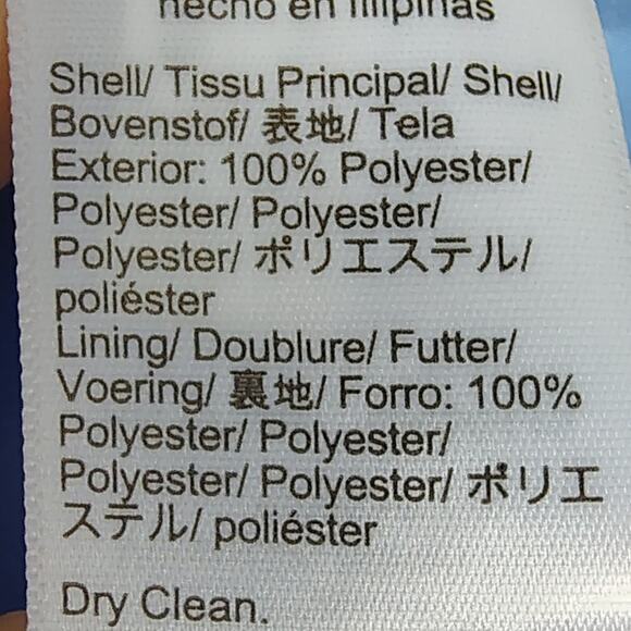 J.Crew Factory Tweed Lady Jacket Light Blue Gold Buttons NWT Size 16 - Picture 16 of 16